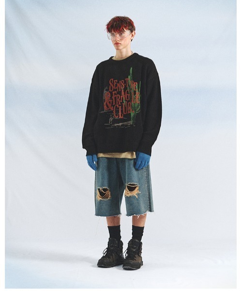 トレーナー スウェット A'GEM/9 × .kom「MAIN BOOTH/メインブース」Sand Hill Sweater/サンドヒル セーター レ A'gem 9 トレーナー スウェット A'GEM/9 × .kom「MAIN BOOTH