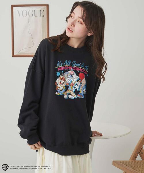 トレーナー スウェット ∴WEGO/別注LOONEY TUNESプルオーバー メンズ
