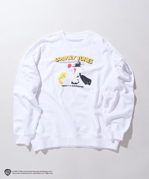 トレーナー スウェット ∴WEGO/別注LOONEY TUNESプルオーバー メンズ
