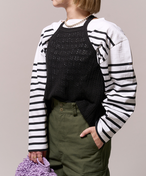 LEMINOR tシャツ 「LE MINOR/ルミノア 」別注パネルボーダー