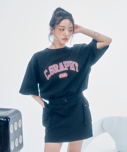 MONOGRAPHIE 売れ筋商品|||モノグラフィ Tシャツ トップス レディース Tops Blue クロップドTシャツ - ライトブルー - レディース | H&M JP