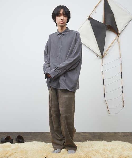 Dulcamara シャツ コードポケットロングSLシャツ-P メンズ