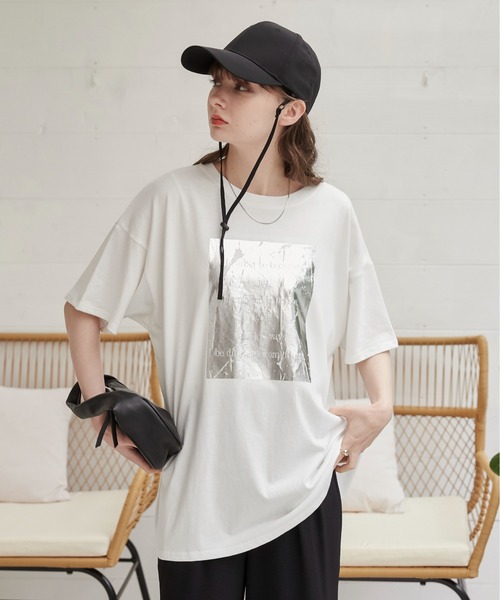 tシャツ ロゴ オーバーサイズ半袖Tシャツ レディース ロゴTシャツ オーバーサイズTシャツ 半袖Tシャツ レディース