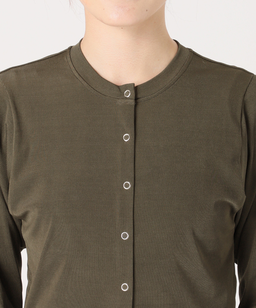 AP STUDIO【DAWN/ダン】HAORI WITH SNAP BUTTON DAWN/ダン】HAORI WITH SNAP BUTTON（カーディガン）｜AP STUDIO