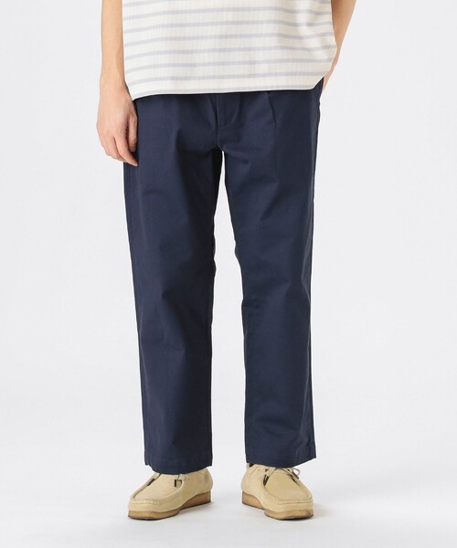 チノストレッチタック　テーパーパンツ B：MING by BEAMS チノパン ストレッチ 1タック テーパード
