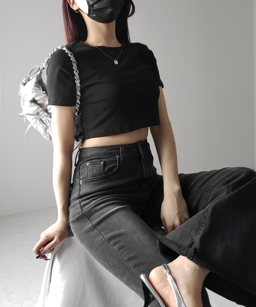 me+em select tシャツ 「 3color 」BASIC ショートチビTシャツ