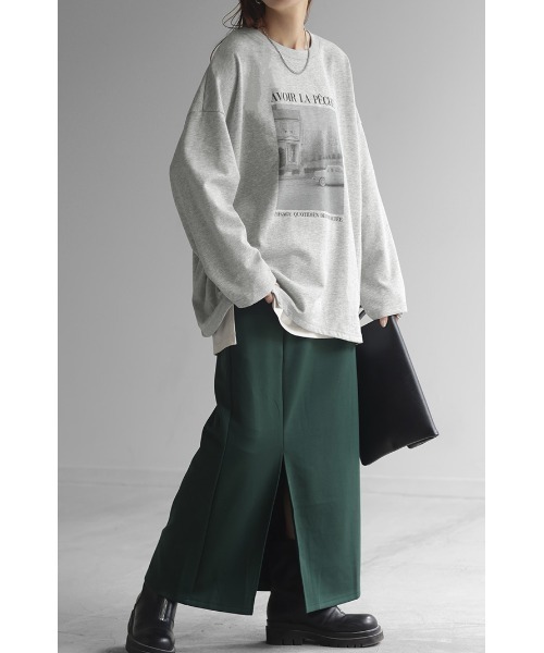 HUG.U tシャツ プリントフォトロンT レディース : ZOZOTOWN
