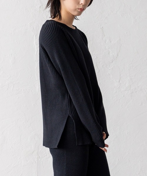 VitaFelice（ヴィータフェリーチェ） セットアップ リブニット