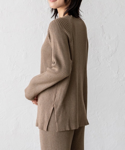 VitaFelice（ヴィータフェリーチェ） セットアップ リブニット