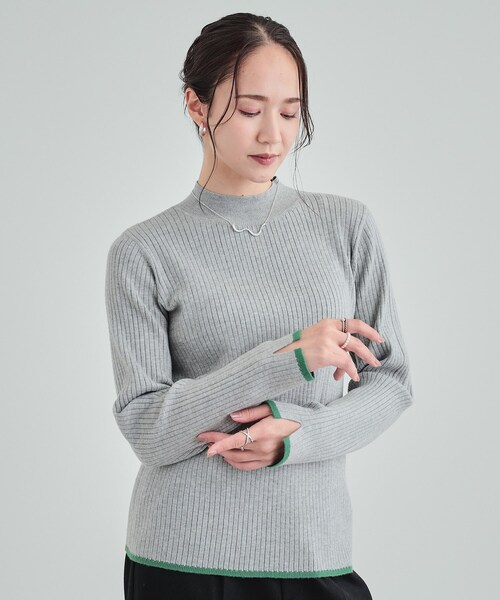 DRESKIP（ドレスキップ） ニット セーター 「洗える」1枚でこなれ見え