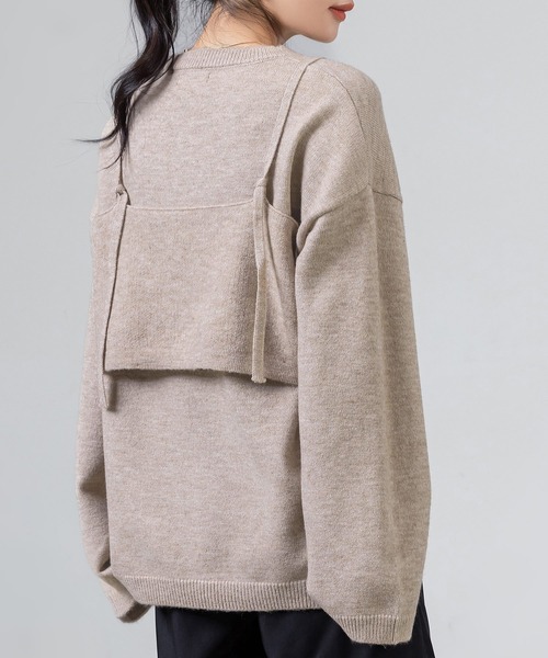 DAY CLOSET ニット セーター 「セットアップ」ストンと落ち感。長袖