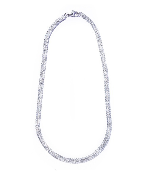 ネックレス 「les bon bon」princess double necklace silver BOB602 レディースの画像