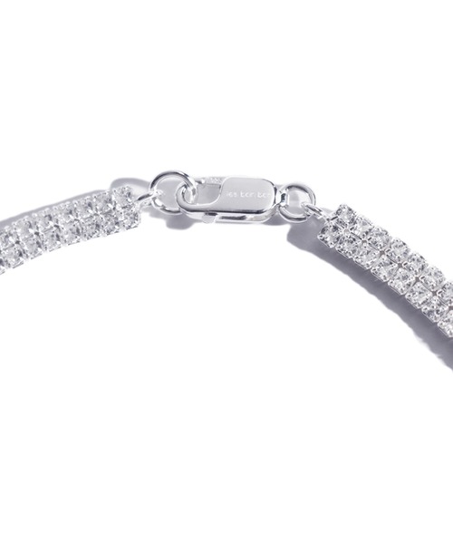 ネックレス 「les bon bon」princess double necklace silver BOB602 レディースの画像