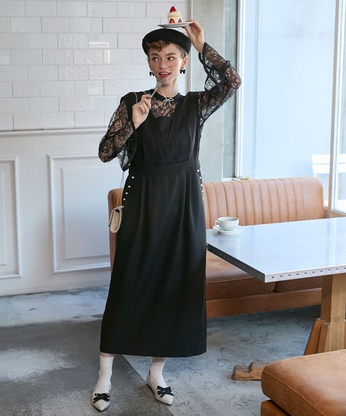 BONLECILL noir ドレス BONLECILL noir ドレス 「BONLECILL noir」2wayチェック柄W