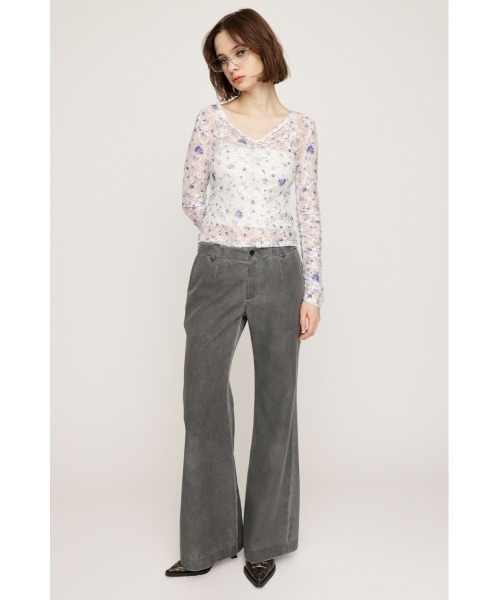 SLY ブラウス シャツ FLOWER LACE TOPS フラワー レース