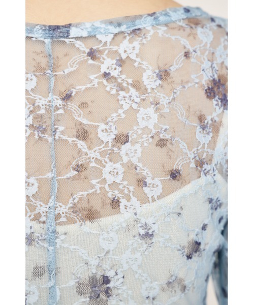 SLY ブラウス シャツ FLOWER LACE TOPS フラワー レース