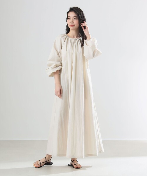 Demi-Luxe BEAMS ワンピース AK+1 / ネックギャザー : ZOZOTOWN