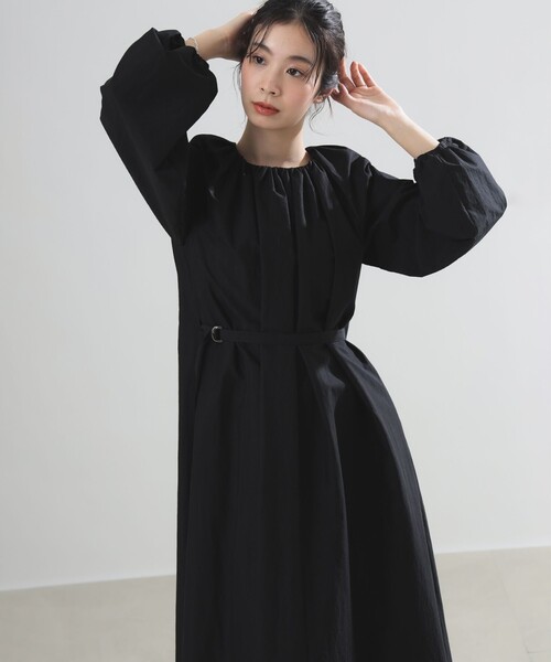 Demi-Luxe BEAMS ワンピース AK+1 / ネックギャザー : ZOZOTOWN