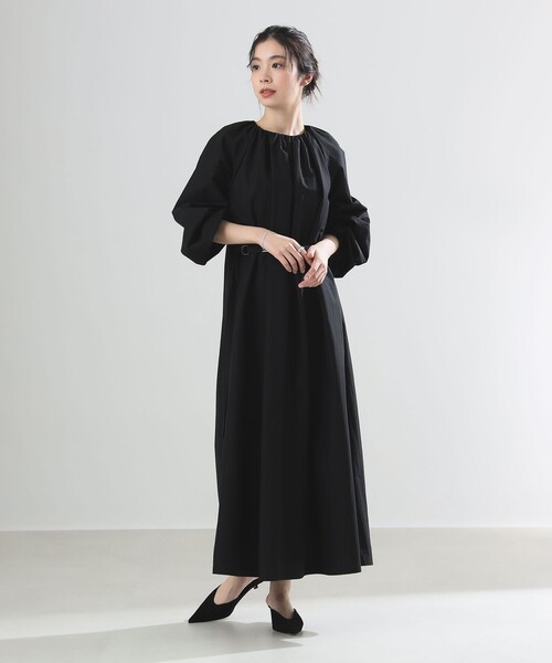 Demi-Luxe BEAMS ワンピース AK+1 / ネックギャザー : ZOZOTOWN