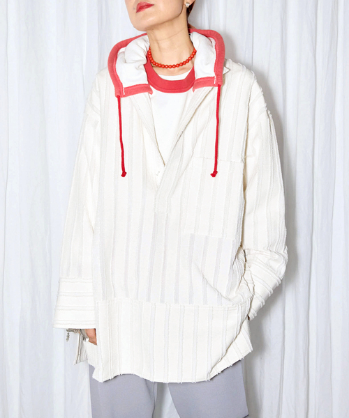 ブラウス シャツ BAND COLLAR POCKET シャツ レディース CITYSHOP ブラウス シャツ BAND COLLAR POCKET レディース