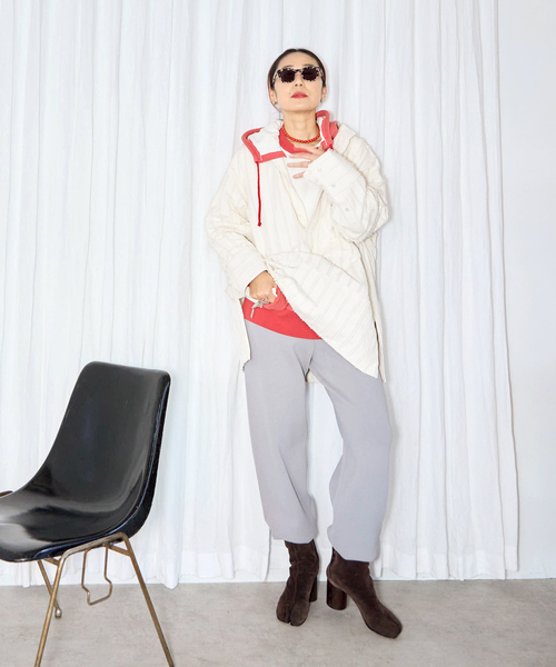 CITYSHOP ブラウス シャツ BAND COLLAR POCKET レディース