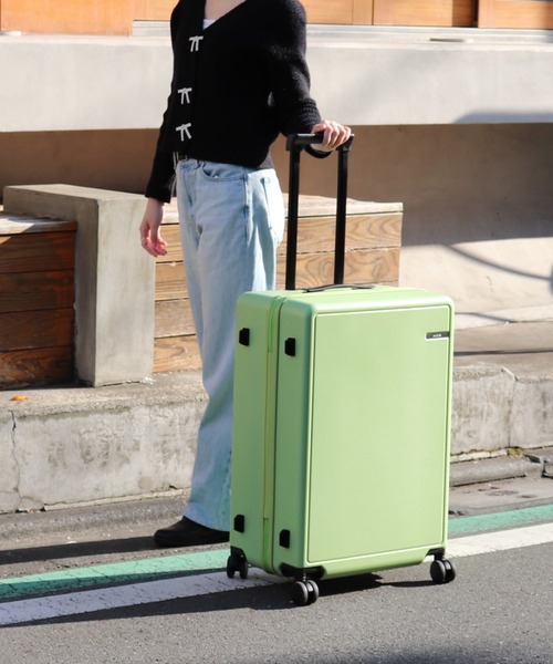 スーツケース エース スーツケース ベベル 63L 5〜7泊 4.3kg ドリンクホルダー フック No.05682の画像