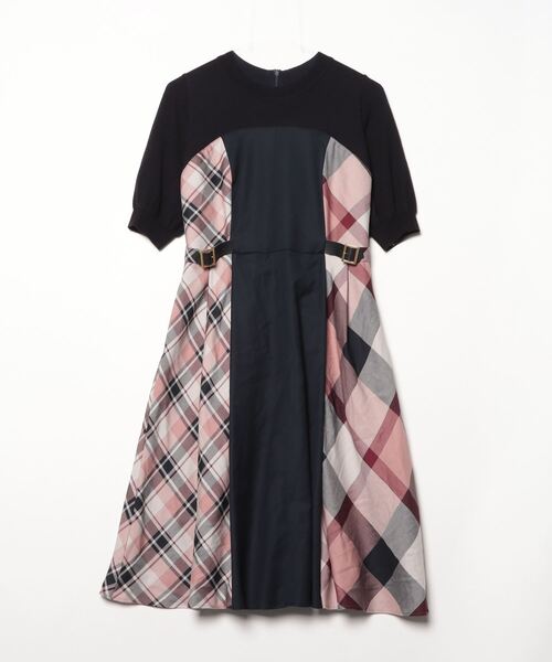 BLUE LABEL CRESTBRIDGE 半袖ワンピース 38 オマケ付❤【BLUE LABEL CRESTBRIDGE】 半袖ワンピース 38