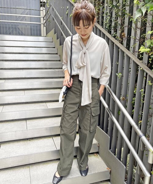 Spick & Span」 長袖ブラウス - ベージュ レディース Spick & Span」 長袖ブラウス - ベージュ レディース