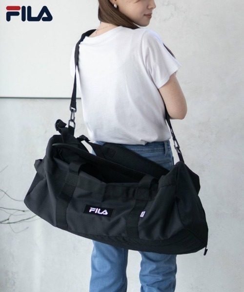 FILA ブラック ボストンバッグ fm2276 楽天市場】FILA フィラ 3way ボストンバッグ リュック 大容量 約