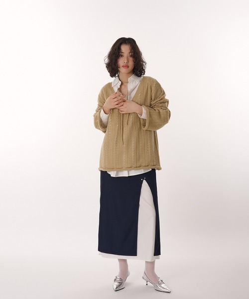 MUHET（ミュエータ） スカート layered wrap skirt / レイヤードラップ