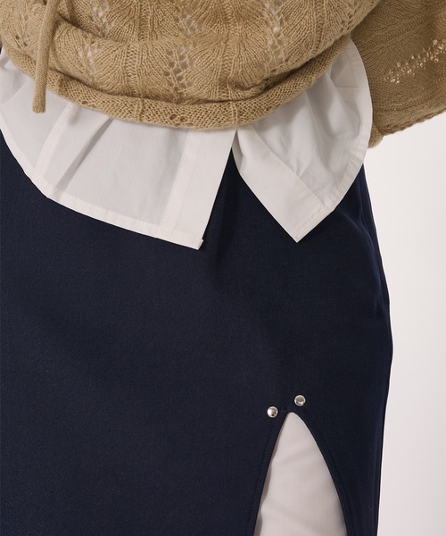 MUHET（ミュエータ） スカート layered wrap skirt / レイヤードラップ