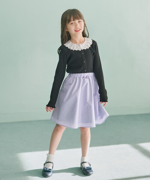 スカート 「150-160cm」フラワーパッチワークスカート キッズ 子供服 