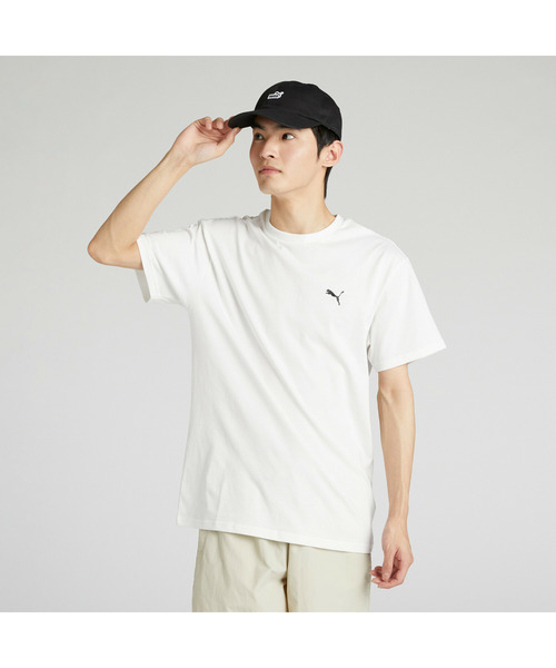 PUMA（プーマ） uvカット tシャツ メンズ ESS ロゴ ラブ MX バック