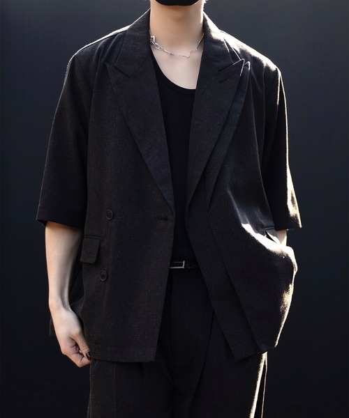 CLEL ジャケット テーラードジャケット 「CLEL」Linen Blend