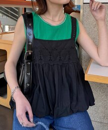 ブラウス シャツ 「WEB限定」「india」カットワークレースバルーンキャミソール レディース｜ZOZOTOWN Yahoo!店