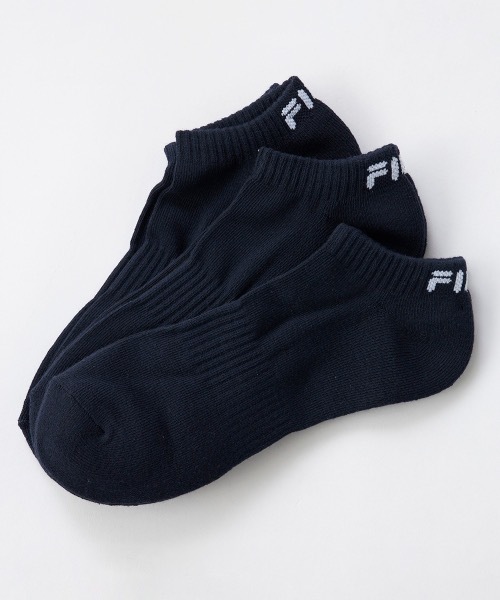 FILA GOLF 靴下 「FILA GOLF/フィラゴルフ」アンクルソックス3足セット