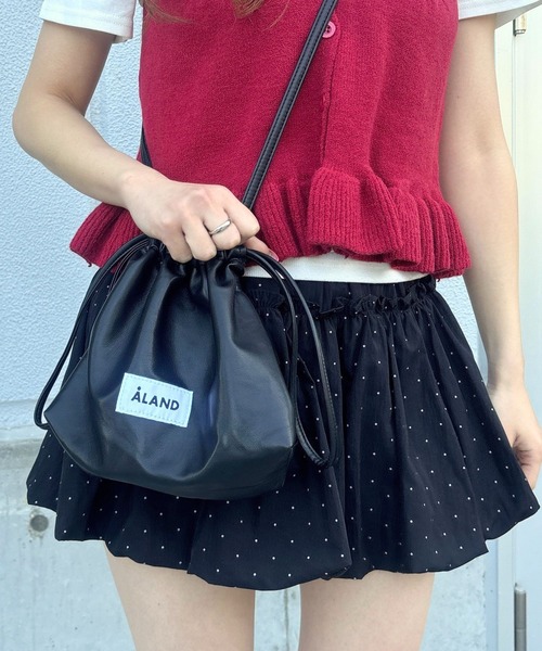 ALAND ショルダーバッグ バッグ ALAND／フェイクレザーミニBAG