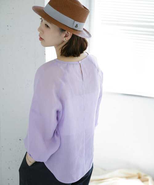「URBAN RESEARCH ROSSO WOMEN」 7分袖ブラウス FREE カーキ レディース URBAN RESEARCH ROSSO 「URBAN ROSSO」 7分袖ブラウス FREE
