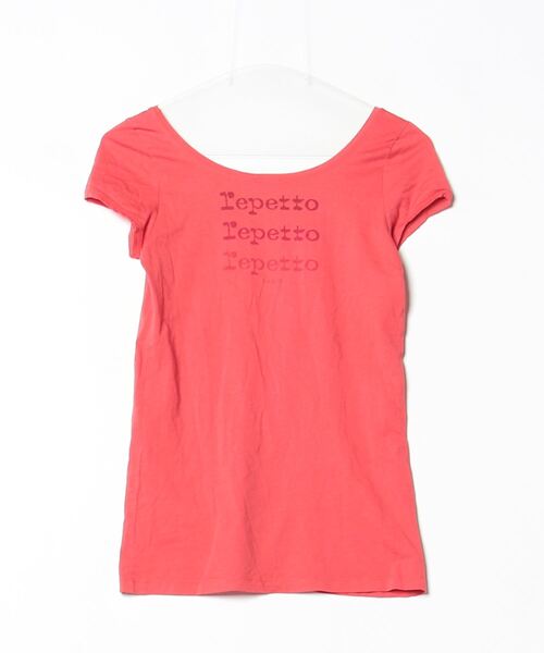 新品　Repetto レペット 半袖Tシャツ　M repetto 「Repetto」 半袖Tシャツ M レッド レディース
