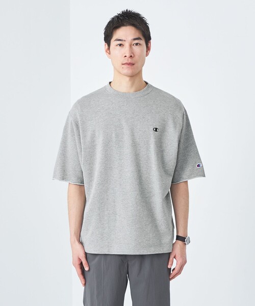 champion× MISTER GENTLEMAN 半袖Tシャツ　スウェット champion× MISTER GENTLEMAN 半袖Tシャツ スウェット - メルカリ