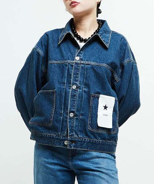 KURO デニムジャケット ライトブルー Gジャン KURO デニムジャケット gジャン 「KURO」DENIM JACKET LIGHT