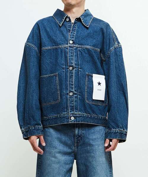 KURO デニムジャケット ライトブルー Gジャン KURO デニムジャケット gジャン 「KURO」DENIM JACKET LIGHT