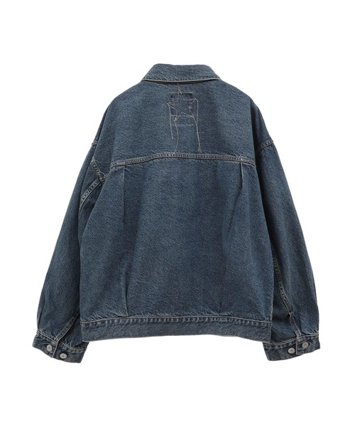 KURO デニムジャケット ライトブルー Gジャン KURO デニムジャケット gジャン 「KURO」DENIM JACKET LIGHT