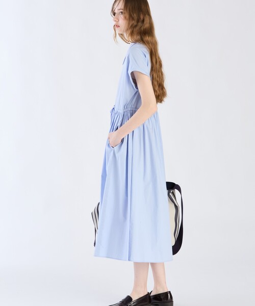 To b. by agnes シャツワンピース コットン レディ ドレス : ZOZOTOWN