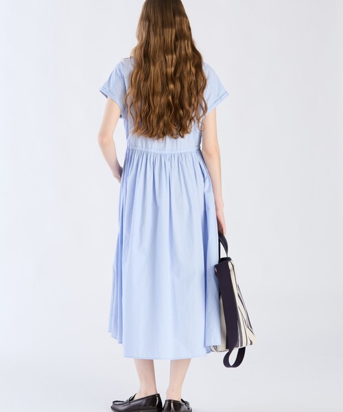 To b. by agnes シャツワンピース コットン レディ ドレス : ZOZOTOWN