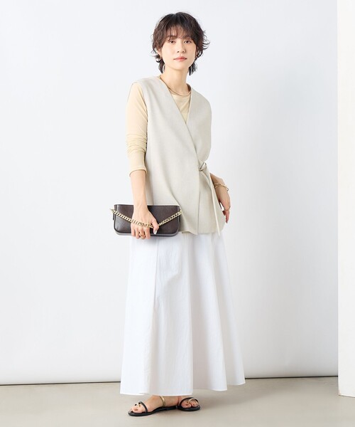 【美品】NOLLEY'S sophi ジレ　アイボリー 美品】NOLLEY'S sophi ジレアイボリー