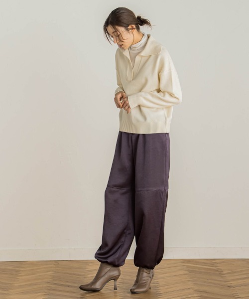 「Droite lautreamont」 長袖ニット M イエロー レディース_画像7