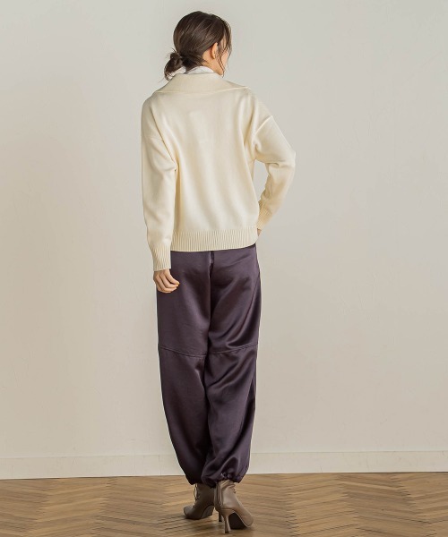 「Droite lautreamont」 長袖ニット M イエロー レディース_画像9