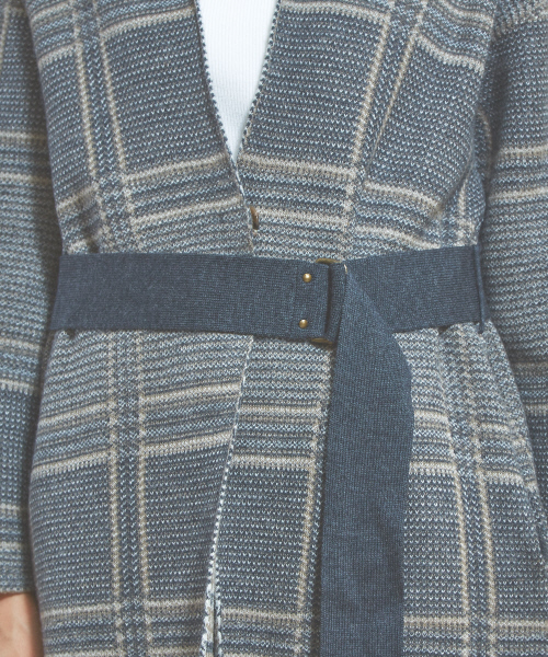 「qualite」 ノーカラーコート フリー ベージュ レディース_画像2