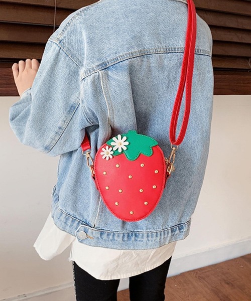 Angeilc pretty  いちごのチャームつき   ショルダーバッグ Angelic Pretty - Angeilc pretty いちごのチャームつき ショルダー